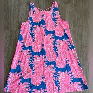 Lilly Pulitzer Kristen Swing Dress Pink Pineapple